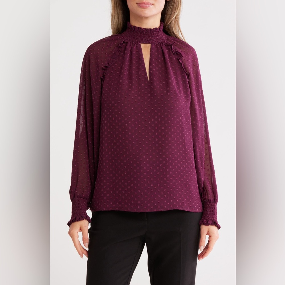 Gemma + Jane Burgundy Blouse